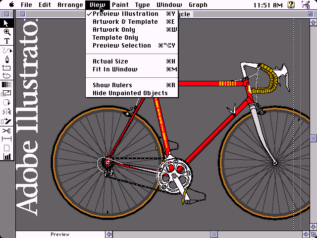 Adobe Illustrator 3.2.3 for Mac - Preview